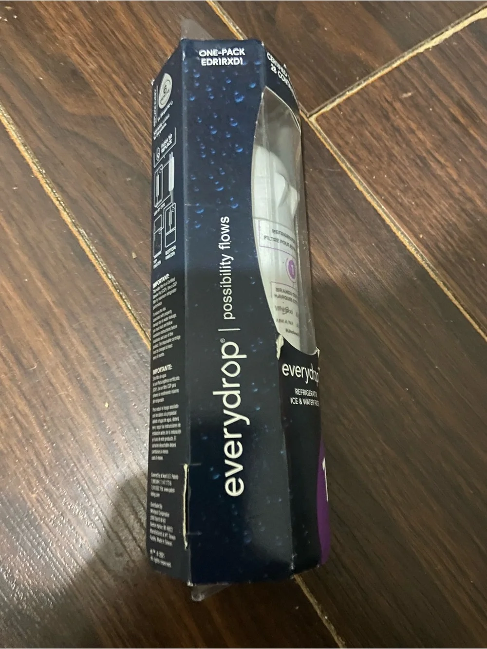 EveryDrop #1 Refrigerator Ice and Water Filter Purple Sealed  New In Box